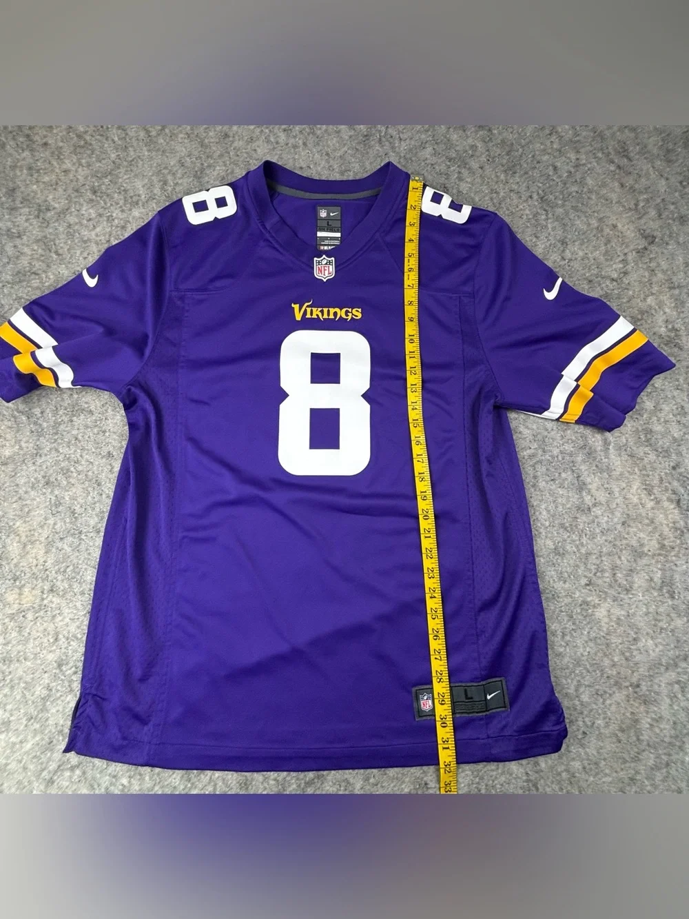 Nike | NFL | Minnesota Vikings |‎ #8 Kirk Cousins Jersey | Men’s Size Large